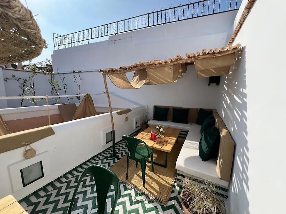 Magnifique Riad Prive 3 Chambres, Terrasse Sur Le Toit A Marrakech Au Coeur De La Medina مراكش 0*,